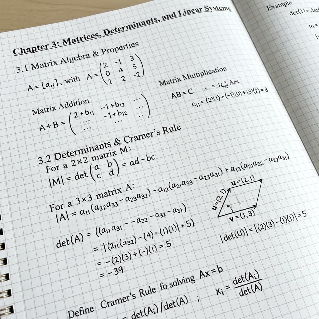 Determinants & Linear Systems